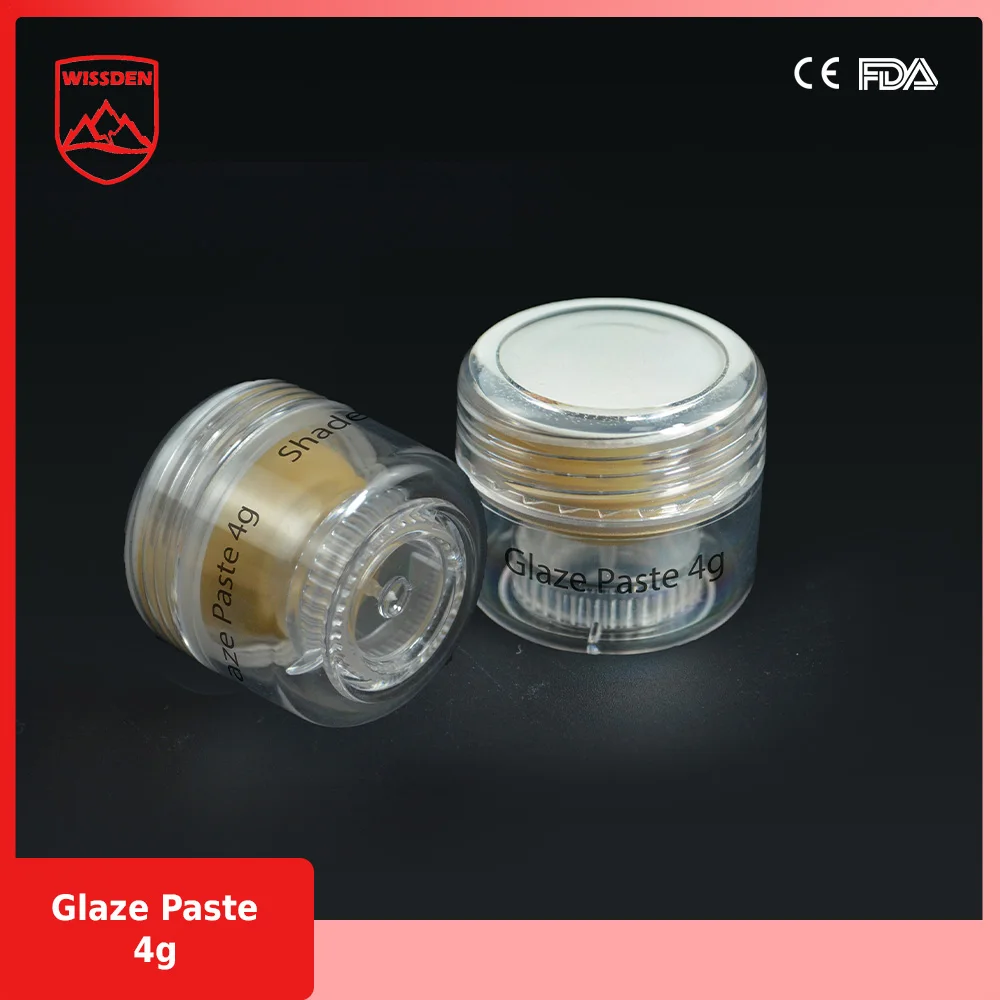 

Wissden Ceramic Power Glaze Paste For Zirconia/Lithium Disilicate/Press ingots Full Crown Staining Dental Lab Use 4g (1 Bottle)
