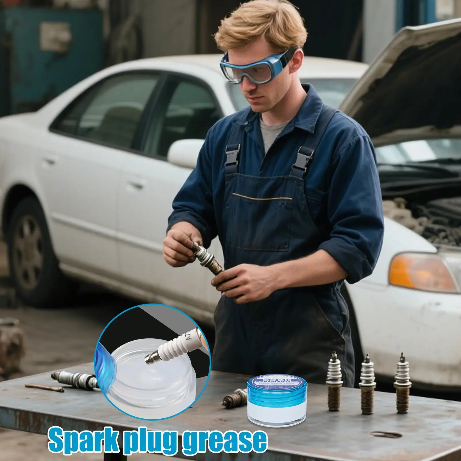 Graisse de bougie d'allumage pour composants électriques de moto de — free download