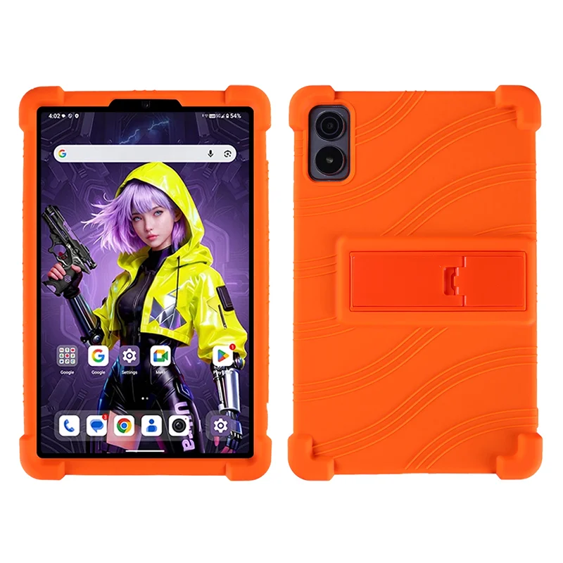 Kids-Friendly Gaming Tablet Case - 8.8 Soft Silicone Protective Cover with Adjustable Kickstand