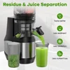 W Slow Masticating Juicer Machines for Whole Fruits and Vegetables, 5