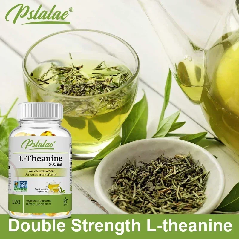 L-Theanine Capsules Dietary Supplement To Relieve Stress Support Healthy Mood and Improve Concentration l theanine capsules