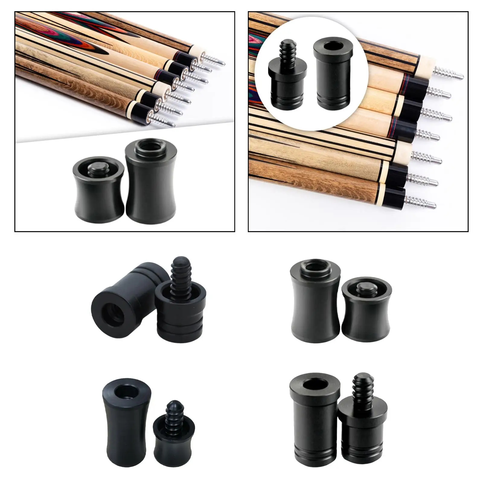 

Pool Cue Joint Protector Ergonomic Design Joint Cap Replacement Pool Cue Tip Tools Billiards Accessories Protect Your Cue Stick