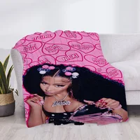 Star Blanket Nicki Minaj Luxury Cover Fluffy Soft Blankets & Throws Plaid Sofa Knee Microfiber H Anime Throw Child Cute Bed Home 1