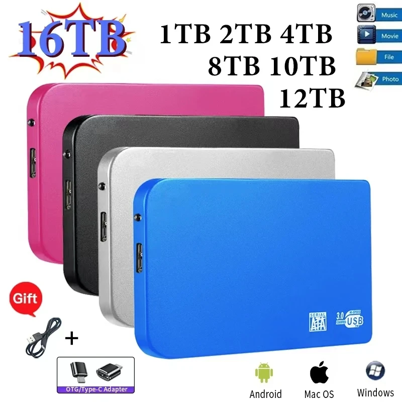 PortableSSDHardDriveExternal1TBTypeCSSDMobileHardDisks500gb