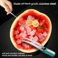 Stainless Steel Watermelon Cutter Slicer Tool Quickly Safe Watermelon Cube Cutter Melon Slicer Kitchen Gadget 4