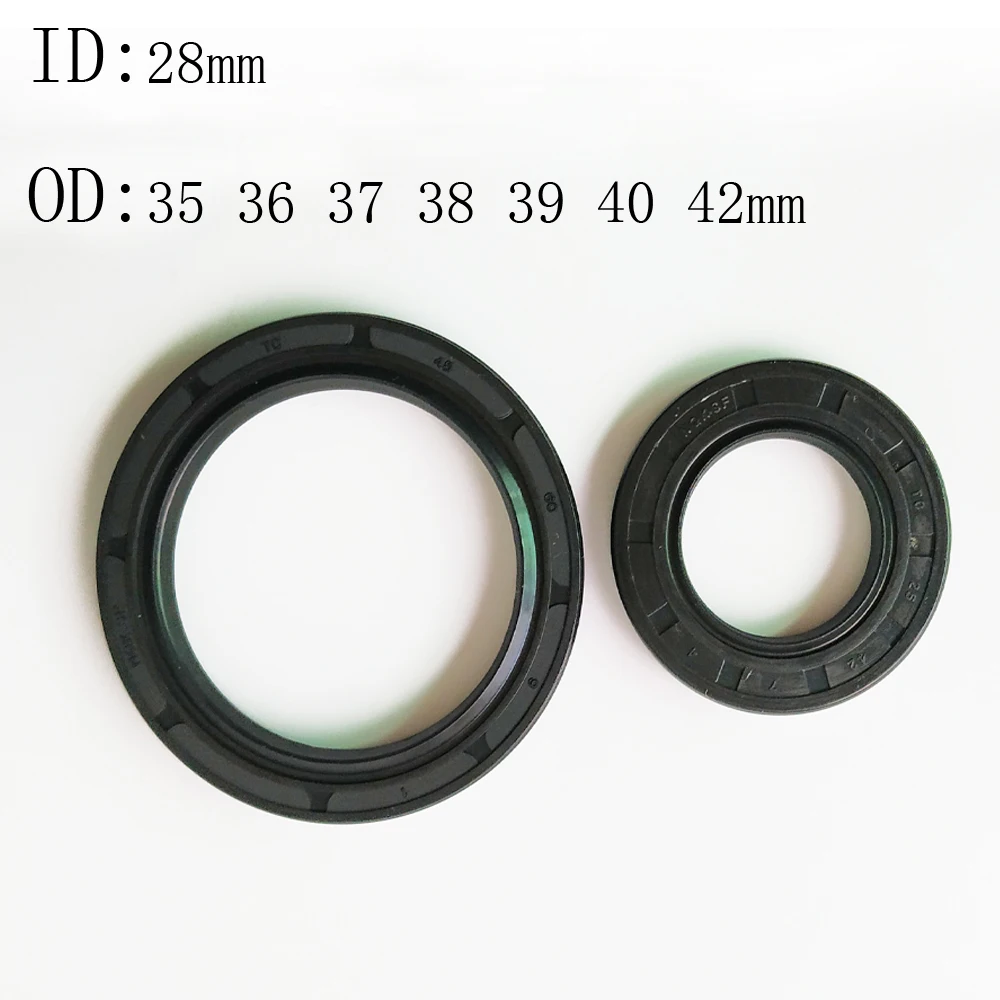 1 2 3PCS 28X35X5 8 28X36X4 28X37X4 5 7 28X38X5 7 8 10 28X40X5 6 7 8MM NBR Shaft Skeleton Oil Seal TC Nitrile Rubber Ring Gasket