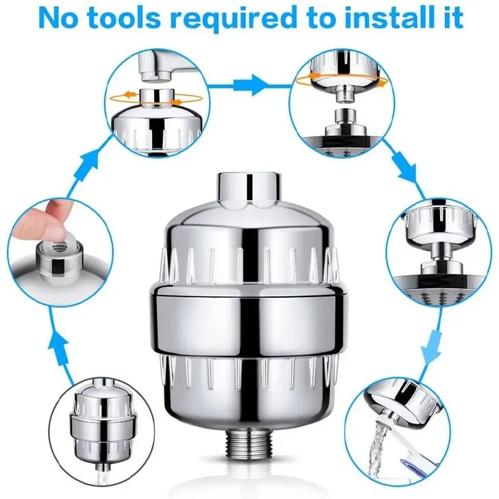 15 Stage Universal Shower Water Filter BARTER HUTT