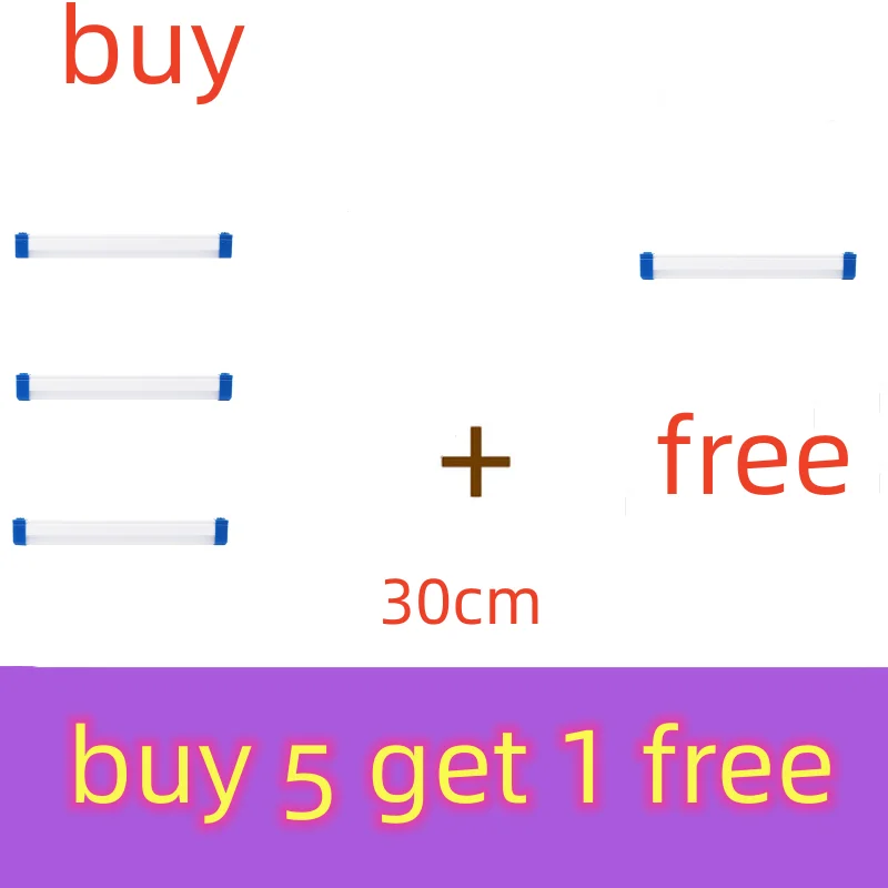 Long LED Tube Night Light Magnetic 17CM 32CM 52CM USB Rechargeable Emergency Light Outdoor Portable Long Strip Emergency