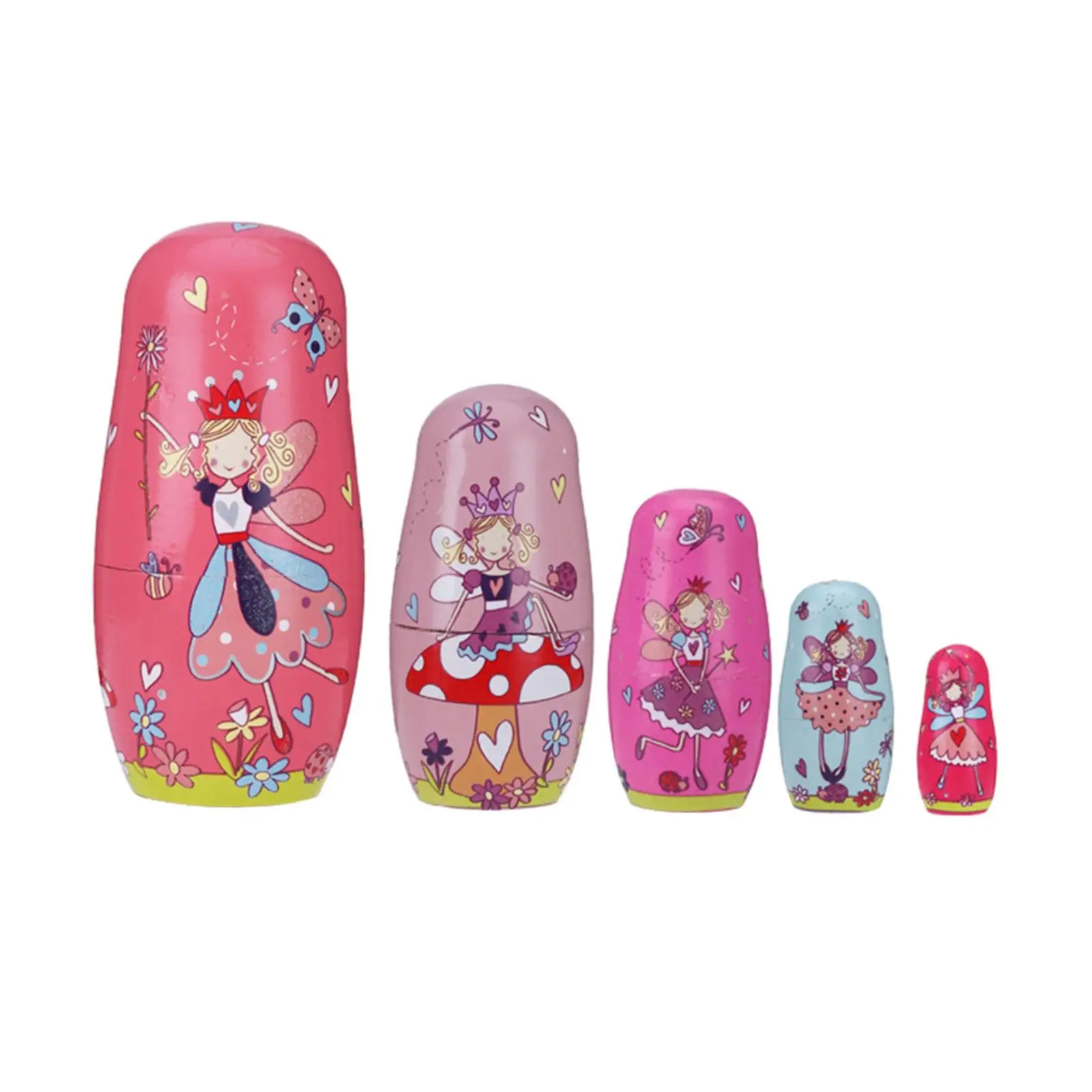 

Fairy Nesting Dolls Matryoshka Dolls Decoration Shape Sorter Accessories Stack Dolls Stacking Dolls for Men Women Adults