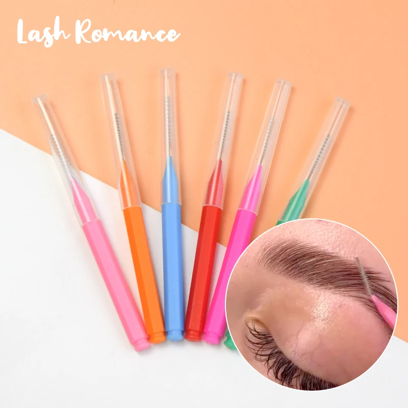 

Lash Romance Eyebrow Brush Bulk Colorful Eyebrow Brush Durable High Quality Soft Comfortable Makeup Tools