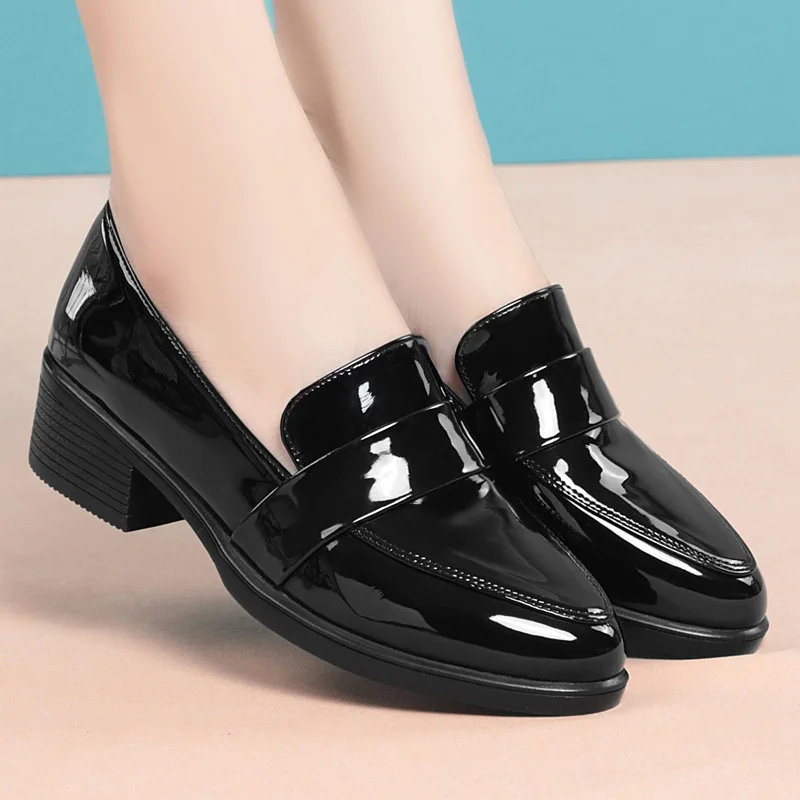 Women's Casual Loafer Flat Faux Leather Work Shoes Cute Penny Loafer Slip On Ballet Flat Lightweight Soft Driving Shoes Womens Fashion Loafers Shoes Buy Cheaply On