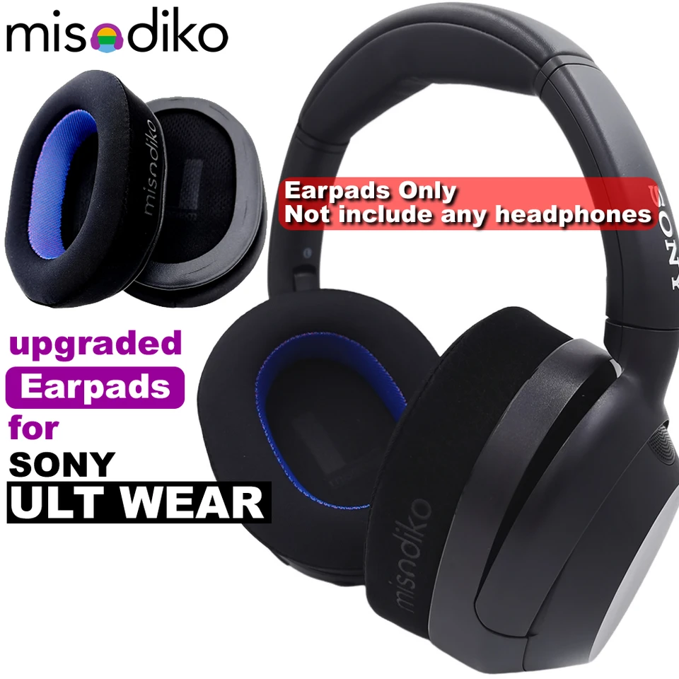 missodiko アップグレードされたイヤーパッド交換用 Sony ULT WEAR WH
