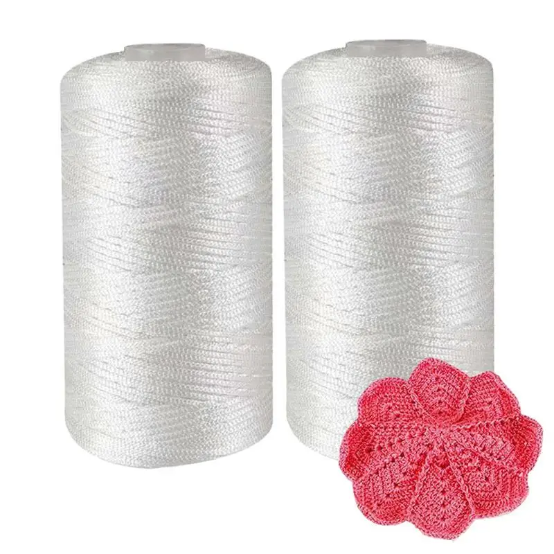 뜨게 소재 비치 백 원사, 여름 태양 모자 원사, DIY 직조, 크로셰 원사 셀,..