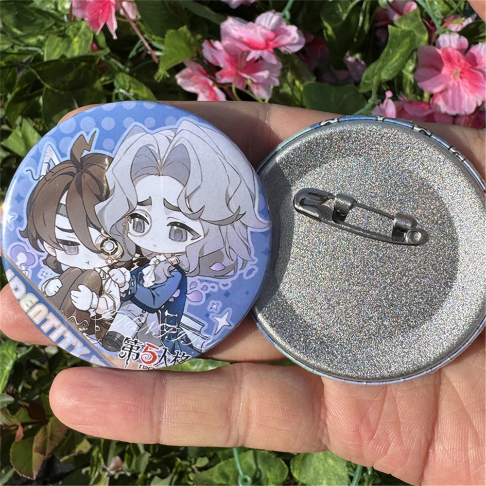 Game Identity Ⅴ Cosplay Badge Pin Tinplate Brooches Accessories Prop