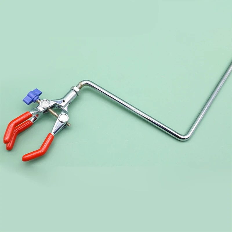 Z-type three-jaw clamp right angle zinc alloy electroplated material flask test tube holder