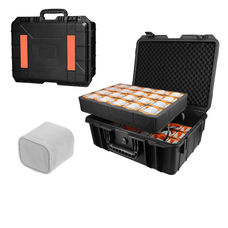 Watch Box Organizer for Men Waterproof Suitcase 40 Grid Storage Jewelry Display Box Watch Safety Protection Anti Drop Toolbox Watch Storage Box Watch Storage Bag Watch Storage Pouch