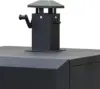 D Wide Body Vertical Offset Charcoal Smoker,Black 2
