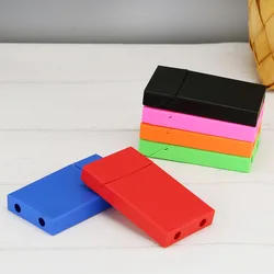 Plastic Cigarette Case Box Multi-Color Portable Thin Cigar Storage Case Pocket Smoking Holder Anti-Collision Storage Container