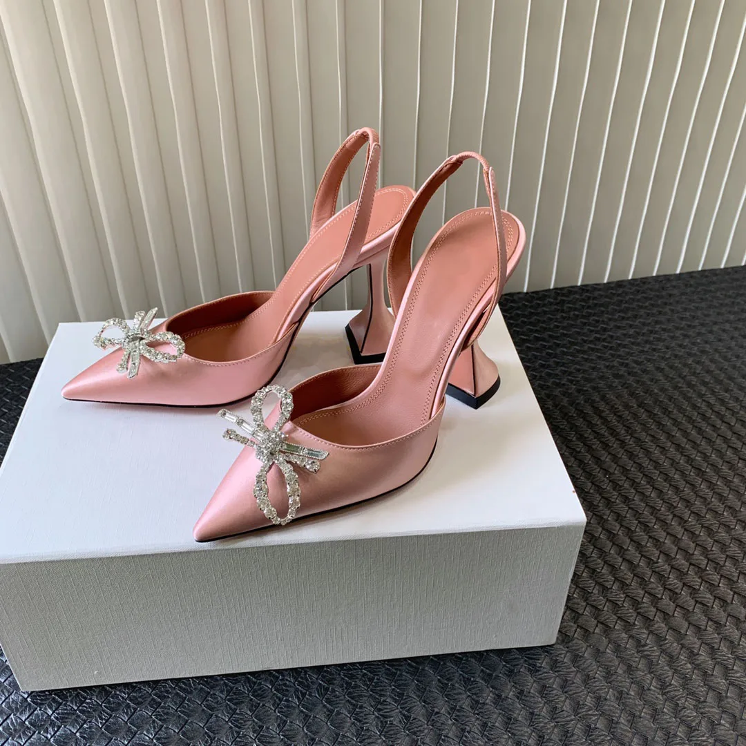 thumbnail image 1 of New Summer and Autumn Water Diamond Sexy Silk Leather Banquet High Heels Women's Sandals, 1 of 5
