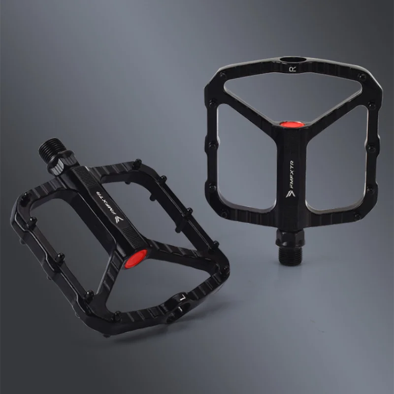 Outdoor Riding Mountain Bike Pedal Double DU Bearing Pedal Non-slip Widened Large Aluminum Alloy Pedal, Bicycle Accessories