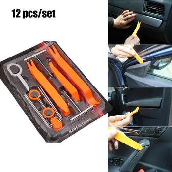 Auto Interior Trim Removal Tool Set Plastic Pry Bar Door Panel Interior Clip Rocker Crowbar for Car Audio Disassembly