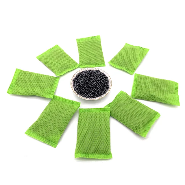 Természetes Légtisztító Táska Szag Felszívja A Bambusz Faszén Légfrissítő Dezodor Új Ház Dekorációt - Image 5