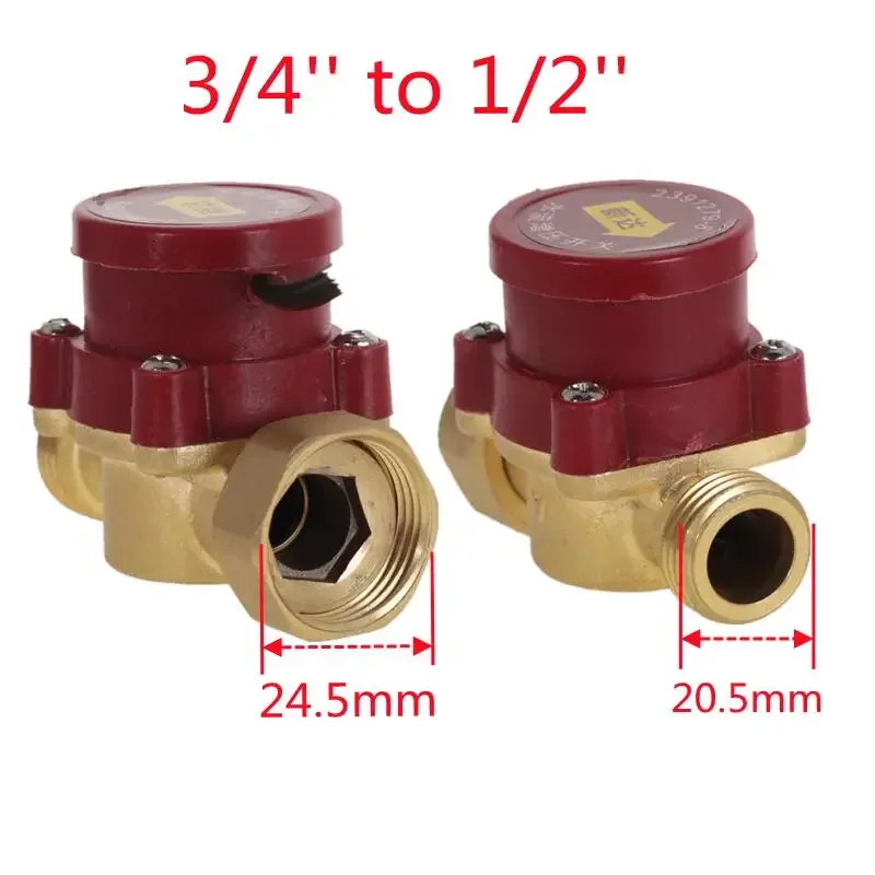 Water Flow Sensor Water Flow Sensor Switch 3/4'' to 1/2'' thread Pressure Controller Automatic Circulation Pump Thread Connector CO2 220V 90W