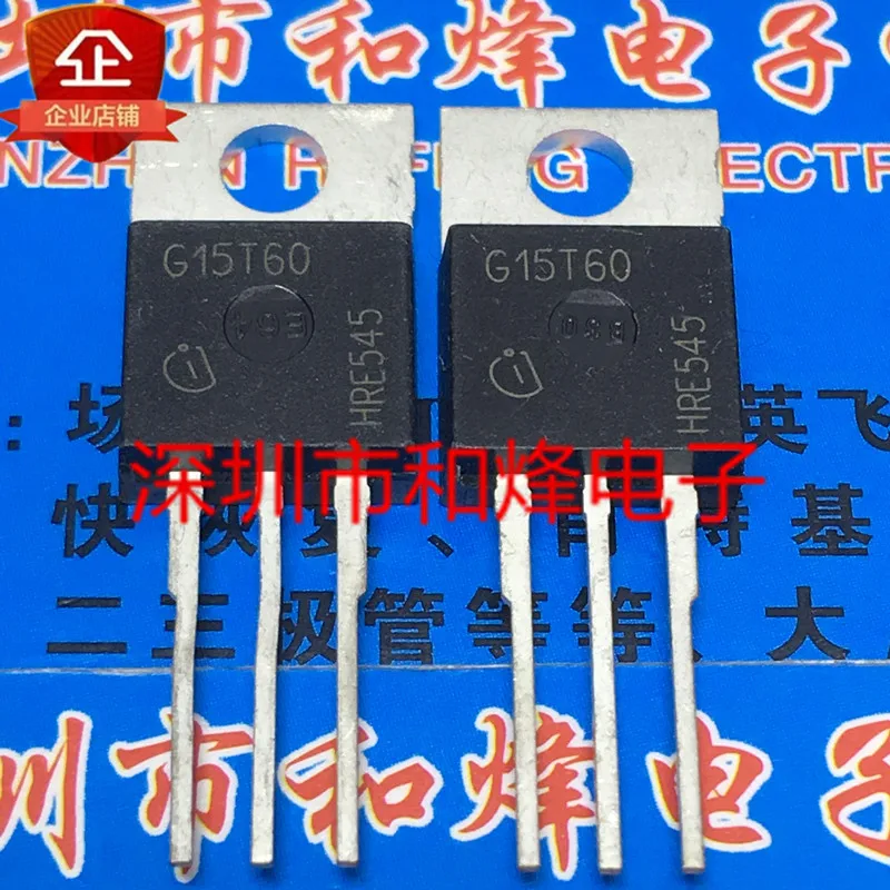 

30 шт. Оригинальный Новый G15T60 IGP15N60T TO-220 600V 15A