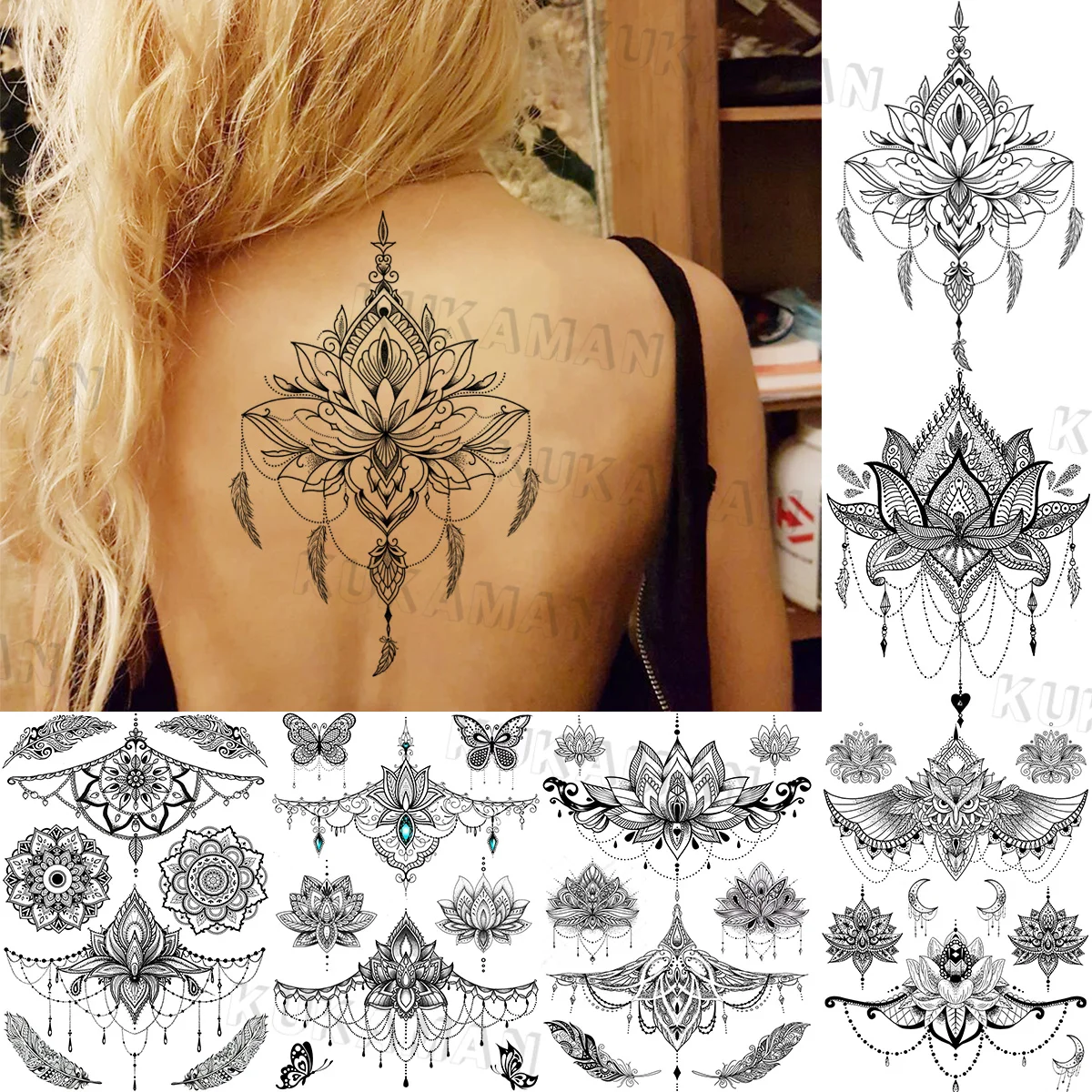 Với hình xăm 3D Lótus Henna Mandala, bạn sẽ cảm thấy như đang trong một không gian giả tưởng tuyệt đẹp. Với những chi tiết tinh tế và sự phối màu thông minh, hình xăm sẽ trở thành một tác phẩm nghệ thuật thật sự.