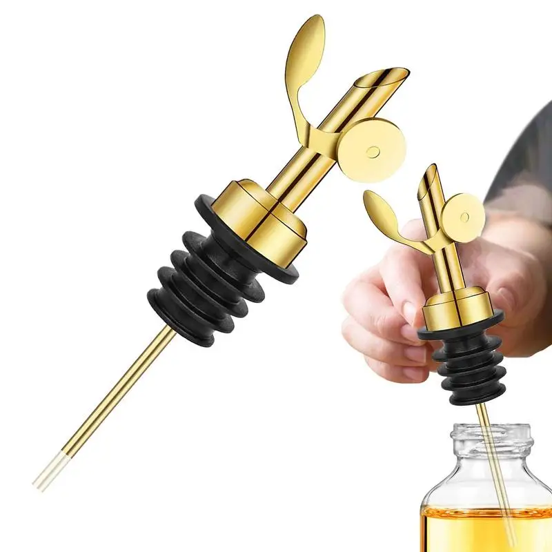 

Olive Oil Bottle Sprayer Sauce Leak-Proof Plug Stopper Oil Dispenser Boat Nozzle Liquor Wine Pourer Kitchen Bar Cooking Tool