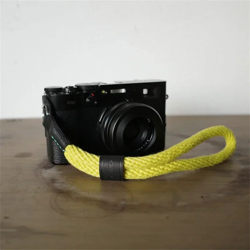 Cotton Camera Wrist Strap Quick Release Hand Belt for Fuji X100 Gr3 Nikon DSLR Mirrorless Camera Rope SLR Wrist Strap