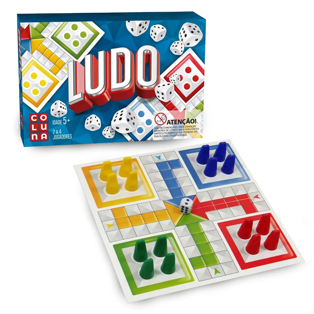 Board Game Ludo Column Wooden Child Toy Playful Lucky 1 - 4 Players Ready  Delivery Brazil - Intellectual Problem Solving / Clearance Toys - AliExpress