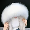Detachable Faux Fur Collar Extra Large Warm Fake Fur Scarf Wrap Evening Cape For Winter Womens Coat Faux Fur Hood Ttrim Collar 2