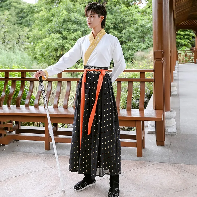 BESTONZON 1 Set Japanese Samurai Suit Stage Cosplay Costumes Photo Clothing  Supplies Japanese Kimono Dress for Men Male Size L Black - Walmart.com