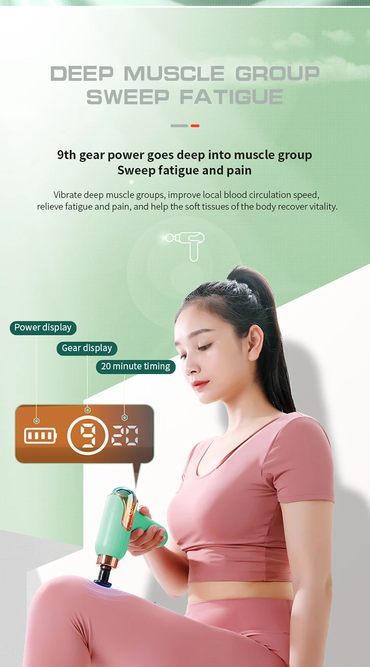 Electric Massage Gun Anti Cellulite Fitness Massager for Body