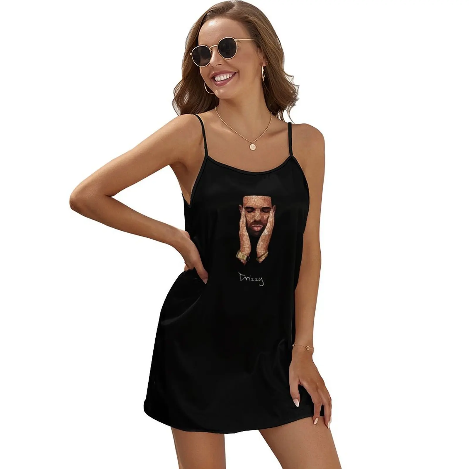 

Drke Drizzy Rapper Moasiac Sleeveless Dress bandage dress women's elegant loose dresses