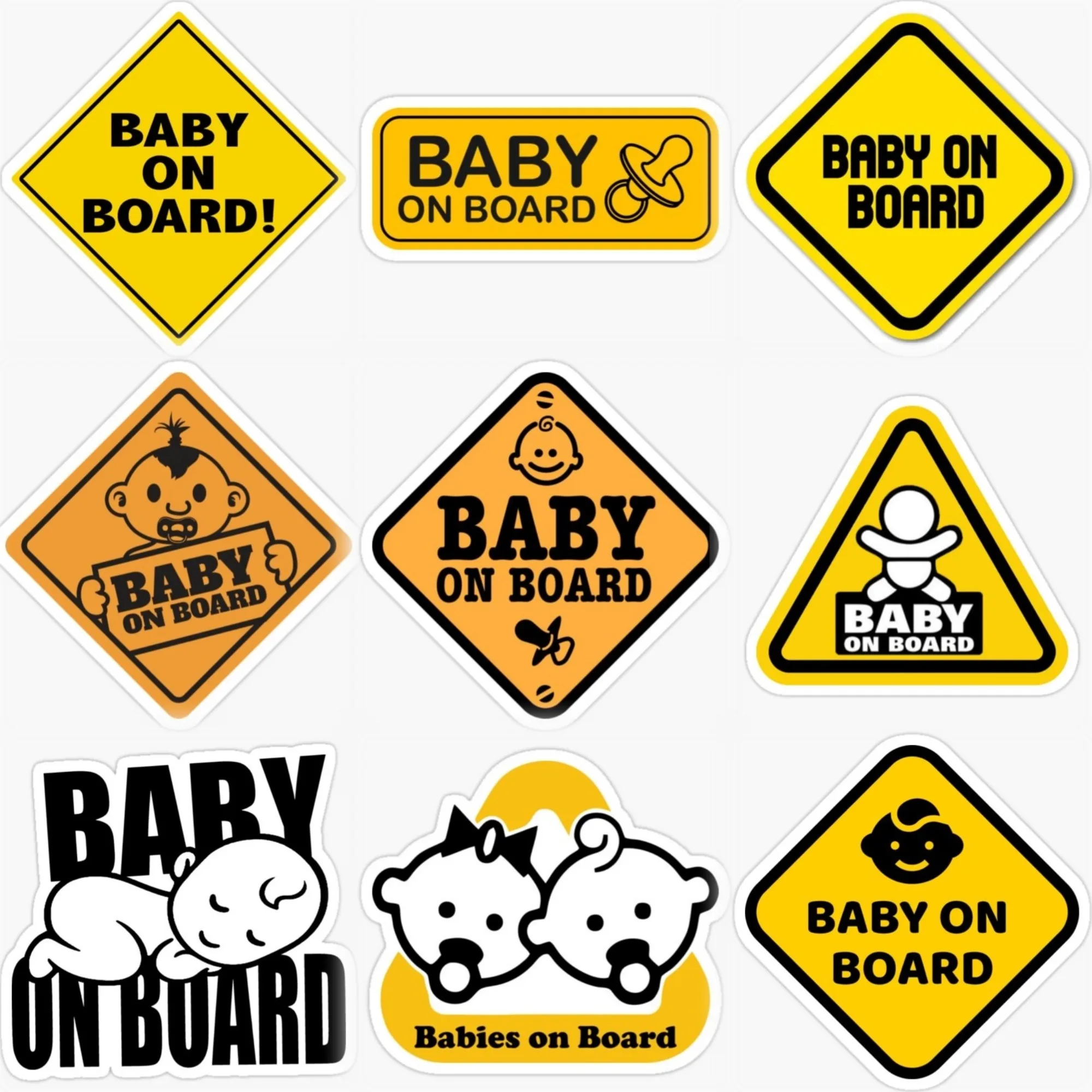 Creative Baby On Board Sticker 1
