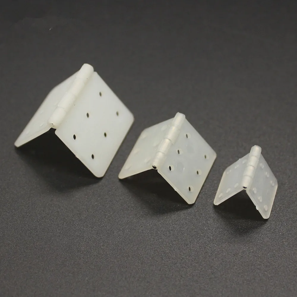 Nylon Pinned Hinge 20x36mm 16x29mm 12x24mm for RC Airplane Plane Parts Model Replacement Plastic Nylon Butt Hinge Door Hinges