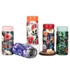 Portable 304 Stainless Steel Insulated Cup Double Wall 200ml Water Bottle Printed Leak Proof Vacuum Handy Cup Outdoor Travel 3