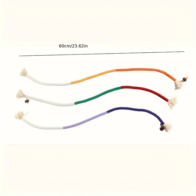 1PC Cat Bite Rope Toy Grinding Teeth Durable Teasing Cat Rope Toy 2