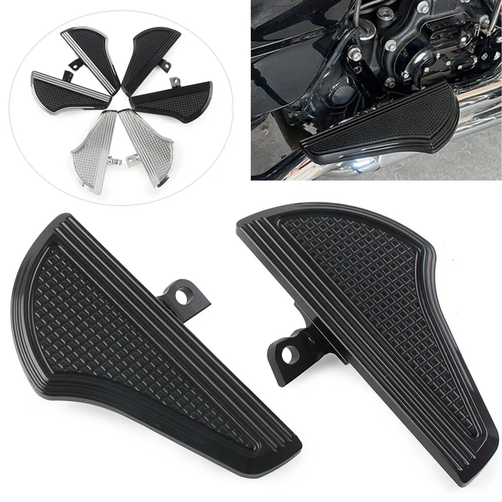 

Motorbike Rear Floorboards Foot Pegs Left+Right 1Pair For Harley Davidson Dyna Softail Electra Glide V-Rod