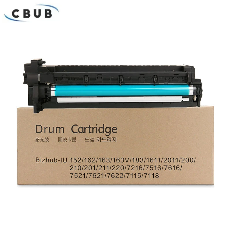 1PCS For Konica Minolta IU-114K IU114 Drum Unit for bizhub 162 163 180 181 210 211 220 7216 7220 7516 7521 7616 Compatible