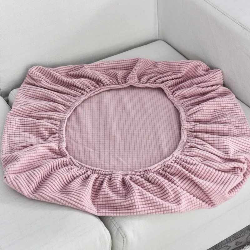 Plush Stretchable Jacquard Sofa Cushion Cover - Washable Furniture Protector