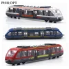 Simulation Alloy Metal High Speed Rail Diecast Train Toy Model Educational Toys Boys Children Train Alloy Model Car Toys Gift 1