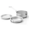 Outdoor Camping Tableware Cookware Set in High-Hardness Oxidized Aluminum Camping Pots and Pans Compact for Cooking Camp Pots 1
