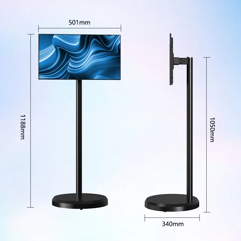 Outdoor Live Equipment 21.5 inch Smart Tv Touch Lcd Interact Screen Android12 Standby 5h Built-in Battery Gym Gaming Live Room