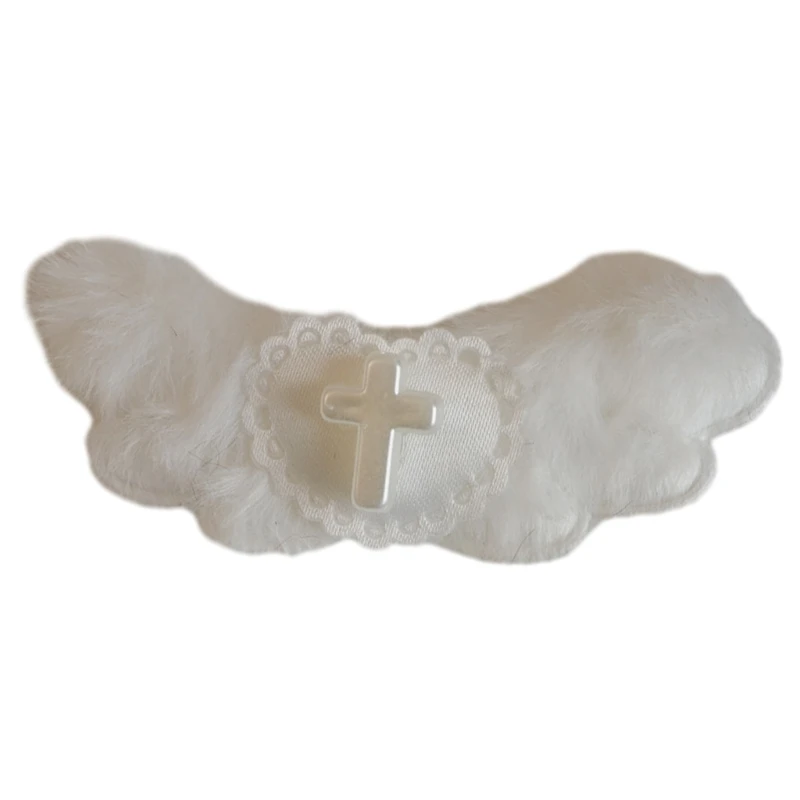Gothic Kreuz Herz Engel Flügel Haar Clips Y2K Ästhetik Haarnadeln Haarspangen Harajuku Grips Haar Zubehör – Detail 7
