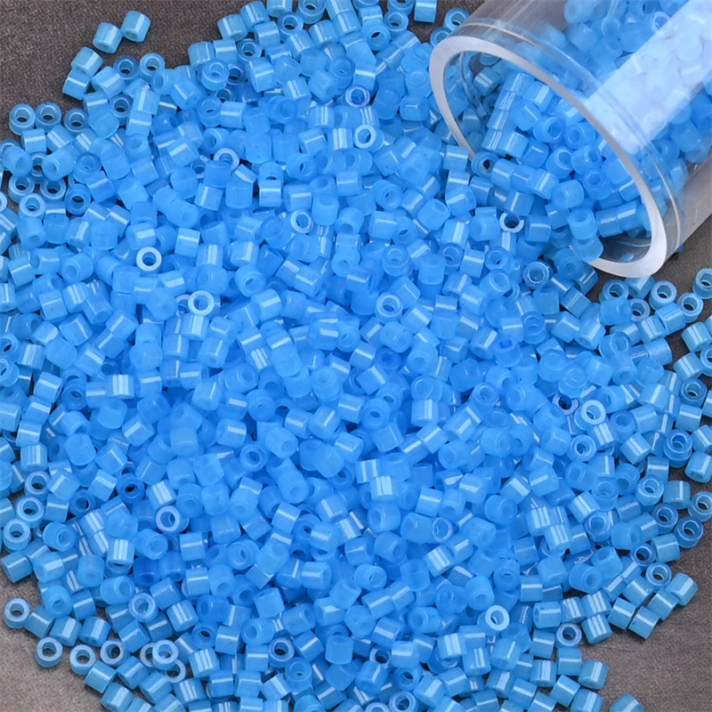 1,6 mm Super Uniform tschechische Jade Glas Japan Perlen 11/0 kleine Glasperlen für DIY Schmuckherstellung Frauen handgemachte Stickerei Versorgung – Detail 28