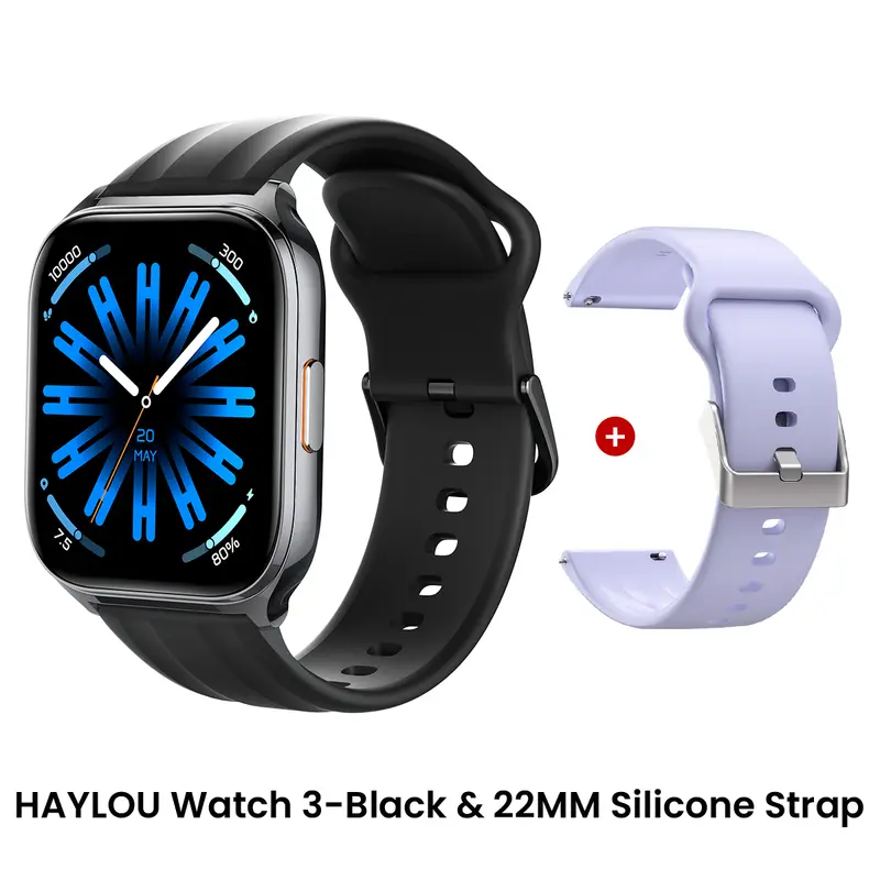 HAYLOU Watch 3 Voice Calling Smartwatch 1.85'' AMOLED Screen 24h Health Monitoring 150+ Sports Modes Smart Watch 1ATM Waterproof - Image 8