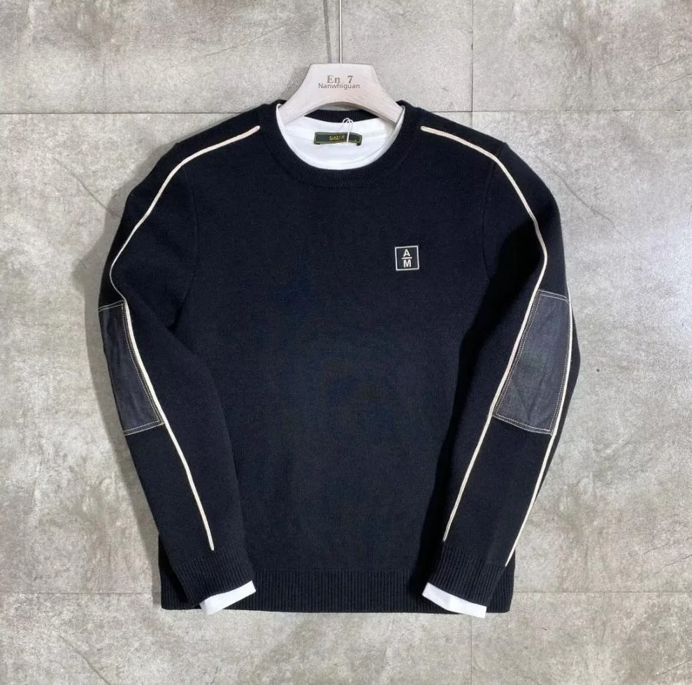 Description Picture 3 of itemFashionable Versatileunique Men's Long Sleeve Knit Sweater Round Neck Pullover Autumn New Style Casual Cross-border